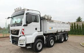 MAN TGS 35.500 8x4 - třístranný sklápěč + Bordmatik