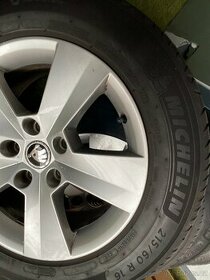 Skoda Superb,YETI,6,5 Jx16 ET41 obutí 215/60R16