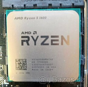 AMD Ryzen 5 1600 3,6GHz 6 Core/12 Thread + chladič - 1