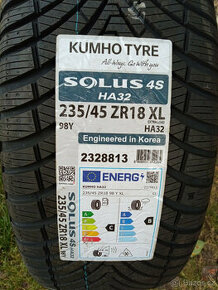 1 kus nové celoroční pneumatiky Kumho 235/45/18 - 1