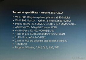 VDSL O2 modem