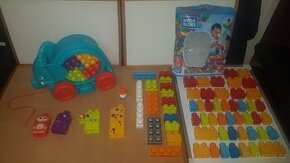 Megabloks 60 kostek + Slon a jiné dle fotek - 1