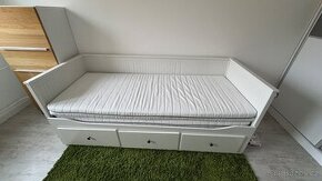 prodám postel IKEA HEMNES + 2 x matrace ÅFJÄLL