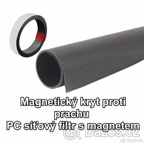 Magnetická páska a filtr proti prachu PC síťový s magnetem