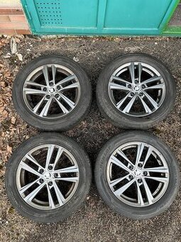 4x Letní pneu (2xDunlop, 2xHankook) 205/55 R16