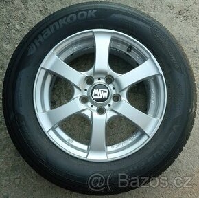 ALU s PNEU 16" MSW 5x112/57,1/ET45 Škoda,Audi,Seat,VW atp..