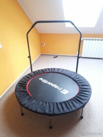 Trampolína s držadlem inSPORTline PROFI 122 cm