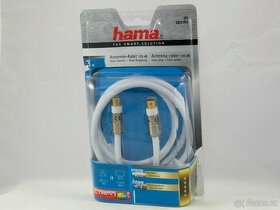 Super kvalitní HAMA anténní kabel, 3m (120dB ) - 1