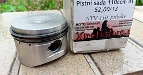 píst atv lifan 110ccm 4T, 52mm průměr ,13mm čep - 1