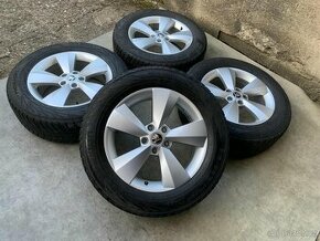 R17 ORIG.ZIMNÍ ALU KOLA 5x112 ŠKODA KODIAQ 215/65/17