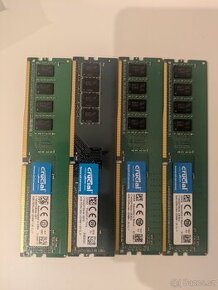 4x 4GB DDR4 2400 Crucial