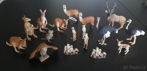 Schleich Safari antilopa kudu sup gazela alpaka surikata