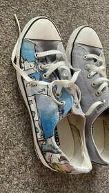 Designové Converse tenisky s potiskem Santorini vel 42