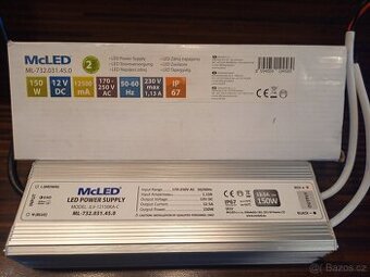 McLED napájecí zdroj pro led pásky12V 150w - 1