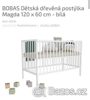 Dětská postýlka + matrace - 1