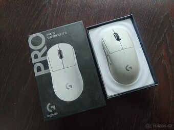 Prodám herní myš Logitech G PRO X SUPERLIGHT 2 - bílá