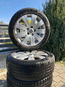 Originální alu Škoda R17 5x112 se zimním obutí