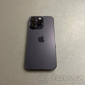 Obrázek k inzerátu: iPhone 14 Pro 128GB deep purple, pěkný stav, rok záruka