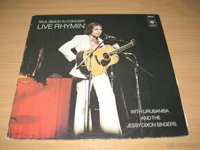 LP - PAUL SIMON - IN CONCERT LIVE RHYMIN - CBS / 1974