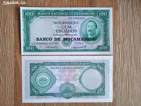 Mozambik - 100 escudos - rok 1961