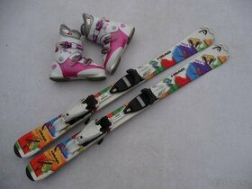 194. Detske lyže HEAD - 115cm + boty ROSSIGNOL 33,5 eu SET - 1