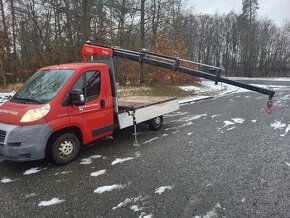 Fiat ducato 2,3JTD Valník Jeřáb FASSI