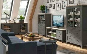 Designový TV stolek Bocage - wenge BRW - nový - 1