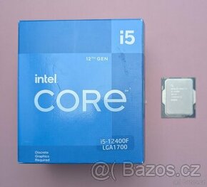 Intel Core i5-12400f, 20 měsíců v záruce