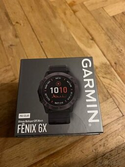 Garmin fenix6X PRO Solar, TitaniumGrayDLC/Black Band (MAP/Mu