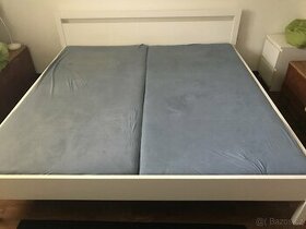dubová postel 200/200 masiv původní cena 35 000