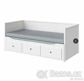 HEMNES Pohovka se 3 zásuvkami/2 matracemi