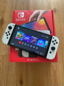 Obrázek k inzerátu: Nintendo Switch OLED 22 měsíců záruka+128GB MicroSD