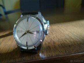Krásné hodinky Prim Diplomat stříbrné TOP STAV