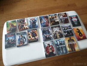 DVD Marwel Thor, Volverine atd., DC Wonder woman…