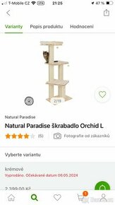 Škrabadlo Natural  Paradise Orchid L