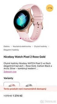 Hodinky Niceboy Watch Pixel 2 Rose Gold