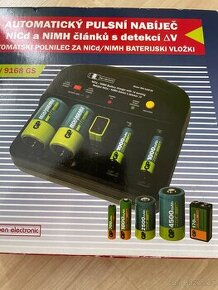 Nabíječka baterií AAA,AA, R20, 9V, formátování,automat.