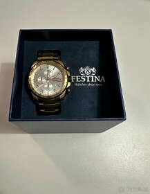 FESTINA pánské, zlatá barva + záruka