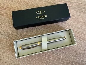 Parker IM Brushed Metal GT - plnicí pero - zánovní