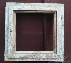 Dřevěné okno 50 x 50 cm