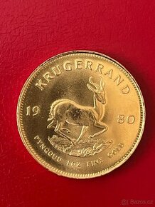 zlatá mince Krugerrand 1980