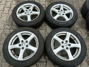 4x al kola 5x112 16 + pneu zimní 205/55 R16 - 1