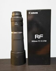 Canon RF 800 mm f/11 IS STM + originální sluneční clona