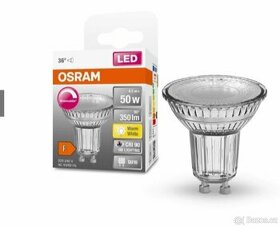 OSRAM LED bodovka GU10 4,5 W teplá bílá