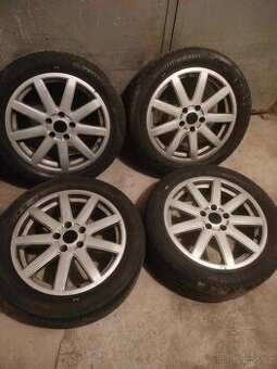 4ks alu disky 5x112 R17 pneu 225/50 r17