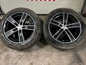 Alu kola 5x120 disky R19 99% 255/50/19 zimní RFT pneu na Bmw