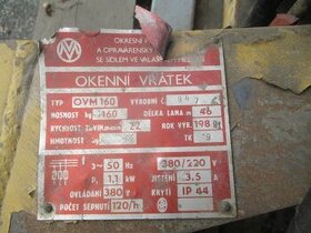 Okenní vrátek OVM 160 - 1