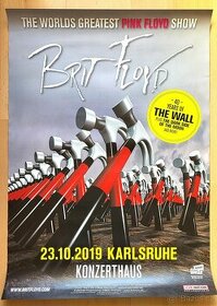 Plakát z koncertu kapely Brit Floyd - 1