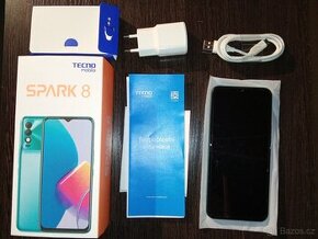 Tecno Spark 8 4GB/64GB tyrkysová