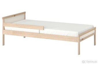 Dětská postel Ikea 70x160cm + rošt, matrace, prostěradlo